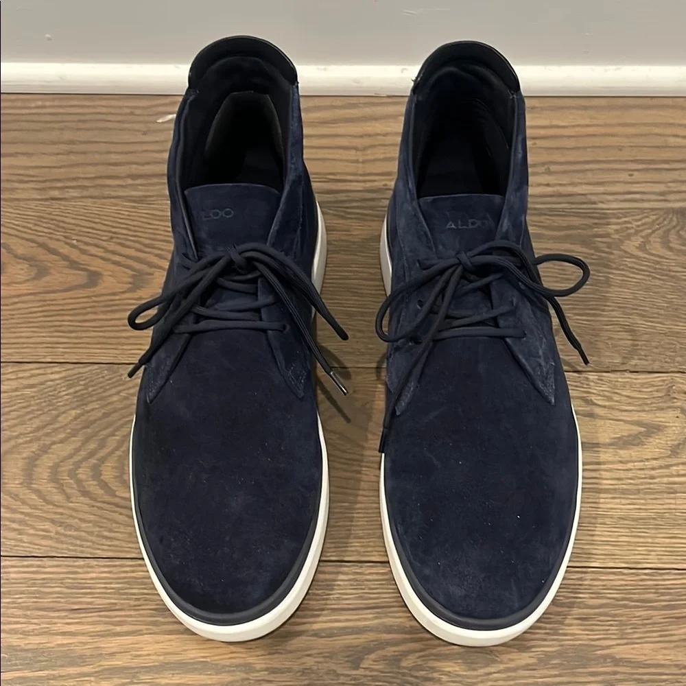 Aldo Men’s Rutger Navy Lace Up Shoes Size 11